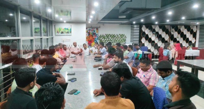 Urgent meeting of journalists due to false case filed by land port authorities in the name of journalist Suman