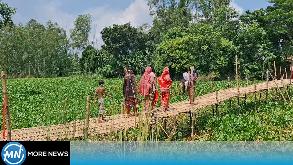 BGB students constructed Sanko in Roumari of Kurigram