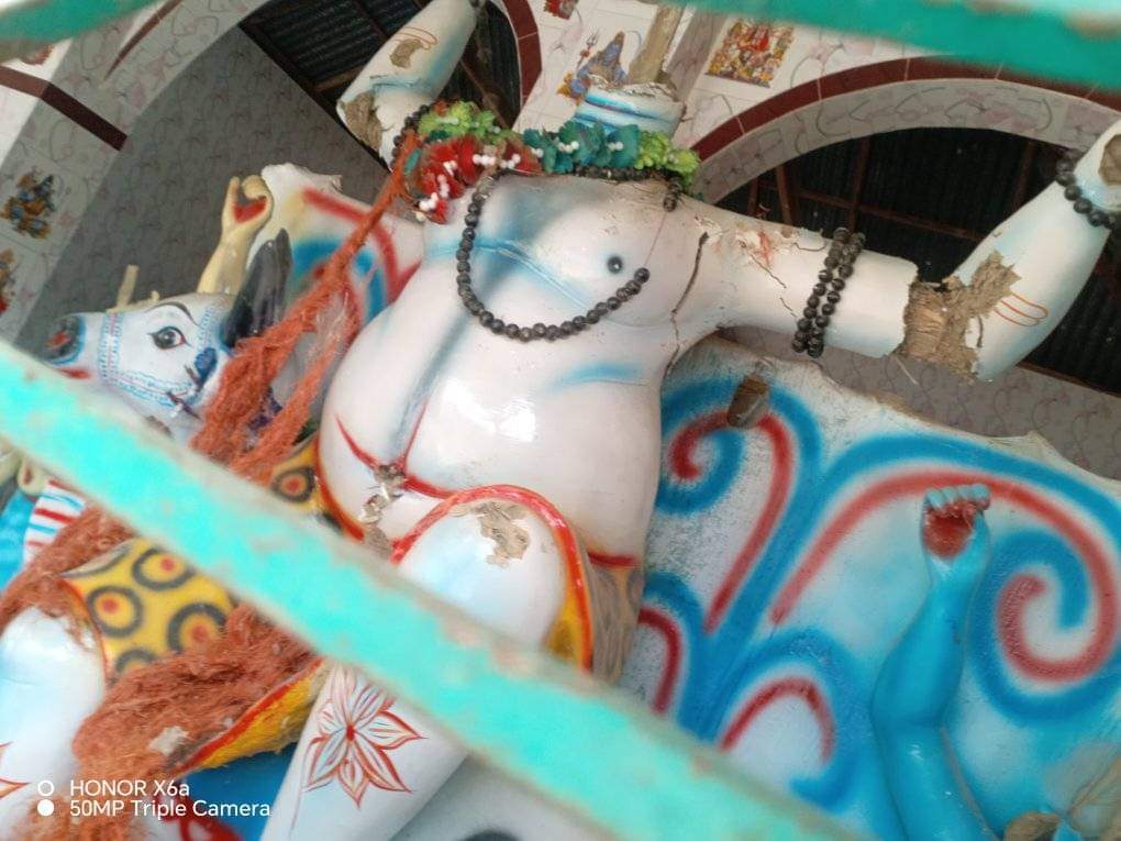 3 idols of Bhadra Kalimata Temple vandalized in Chatmohar