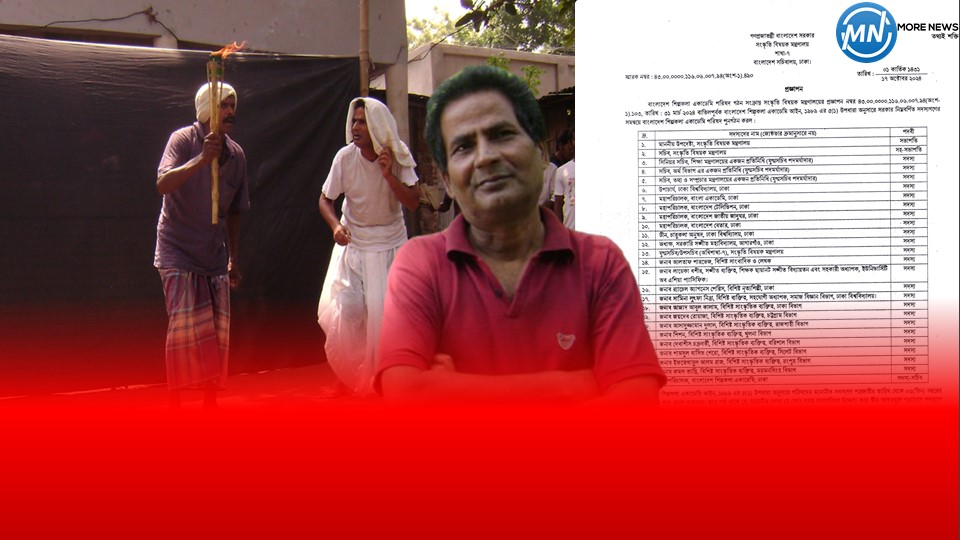 Natyajan Dulal of Chatmohar has been nominated as a member of Shilpakala Academy