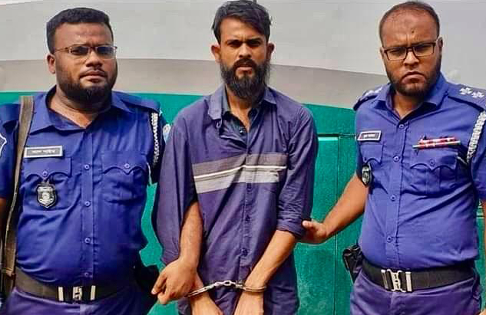 Jubo League worker arrested for idol vandalism in Pabna