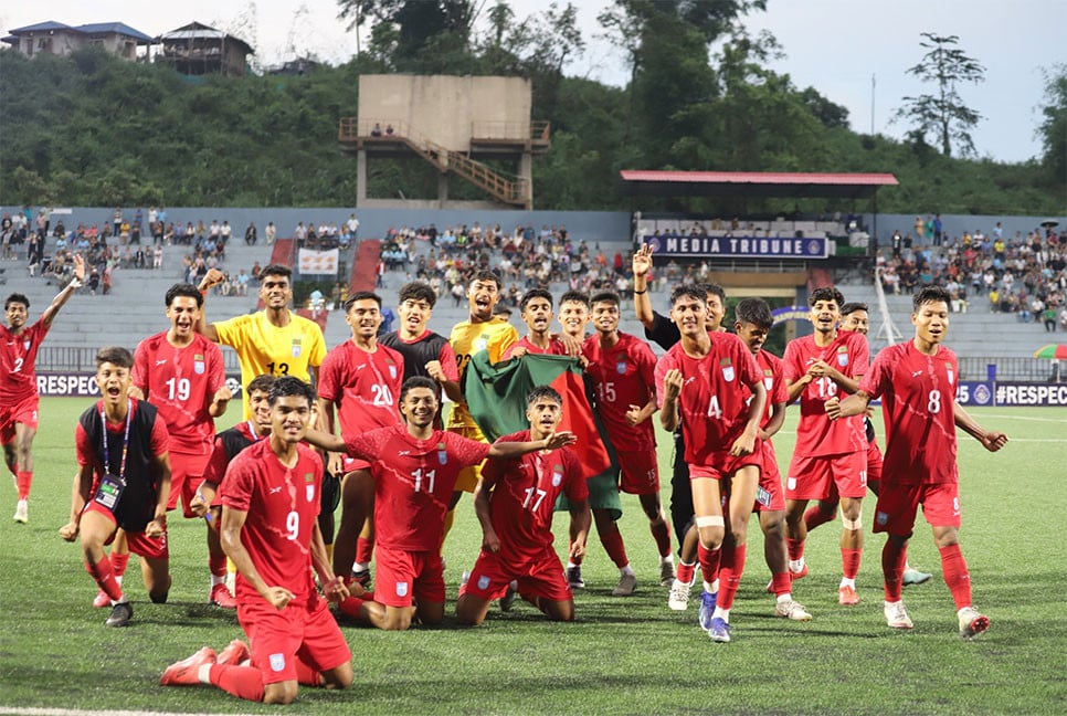 নেপালকে হারিয়ে সাফের ফাইনালে বাংলাদেশ