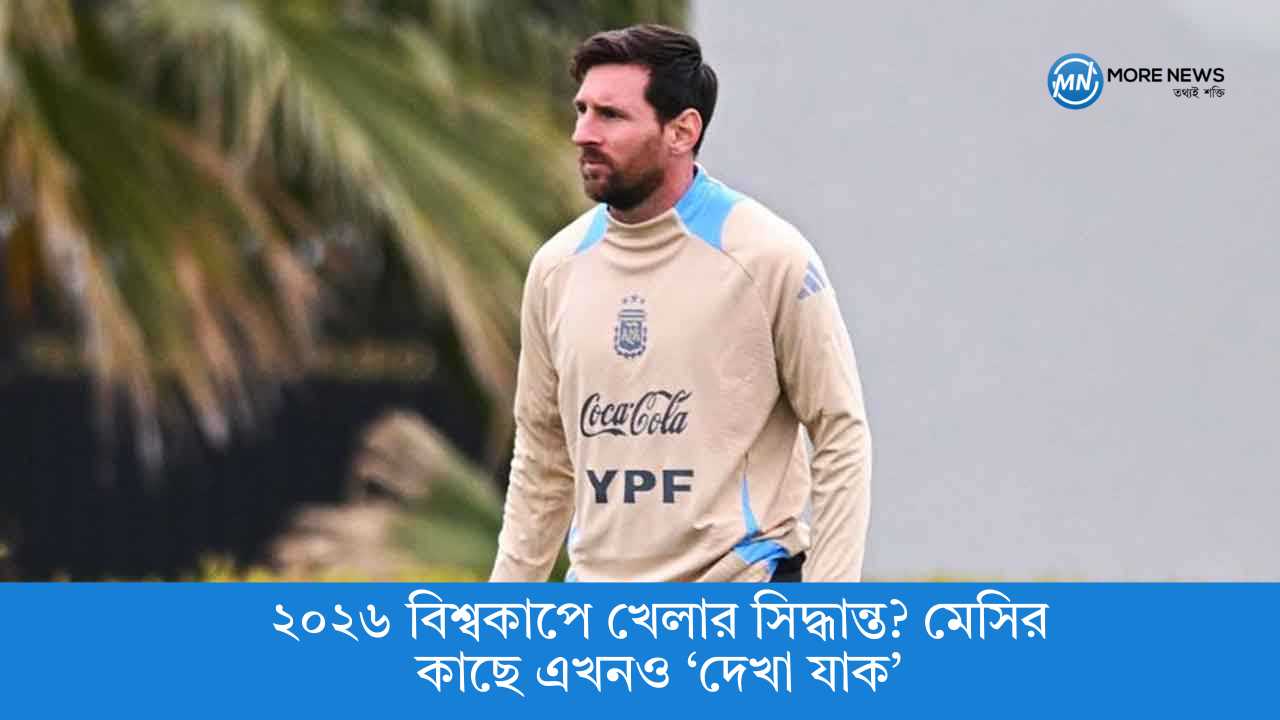 Messi still has 'let's see' decision on playing in 2026 World Cup