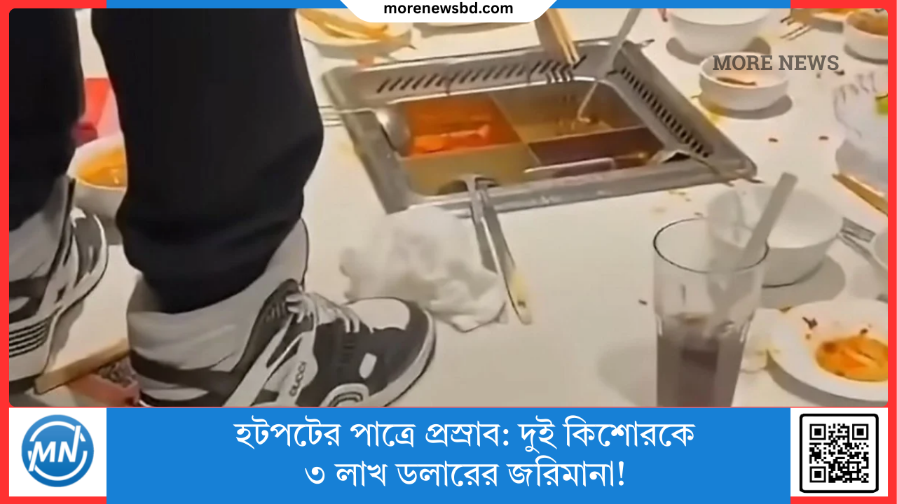 হটপটের পাত্রে প্রস্রাব: দুই কিশোরকে ৩ লাখ ডলারের জরিমানা!