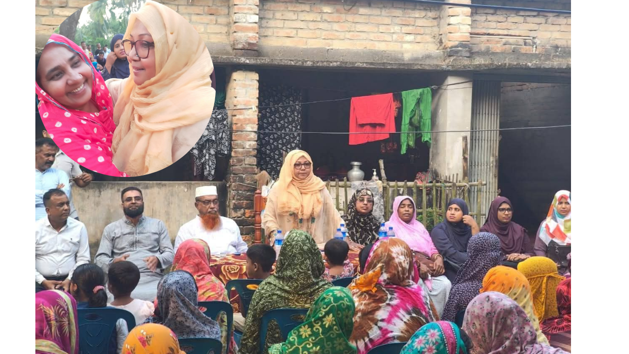 অসুস্থ নেতা&ndash;কর্মীদের বাড়িতে বিএনপির সিনিয়র নেত্রী রেহেনা আজাদ