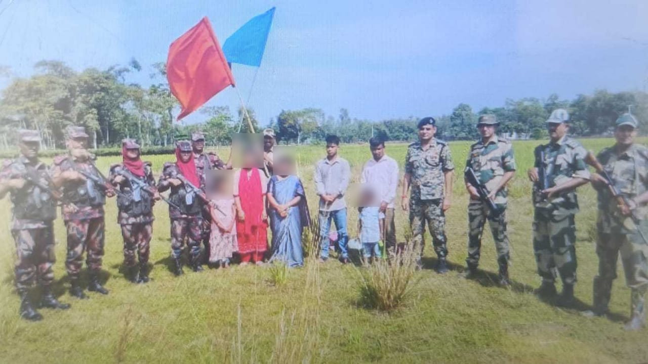 BGB returns 6 Bangladeshis detained by BSF in Tentulia