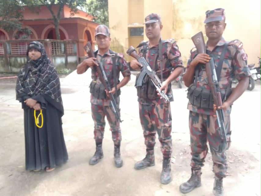 BGB arrests woman in Tetulia while trying to enter India!