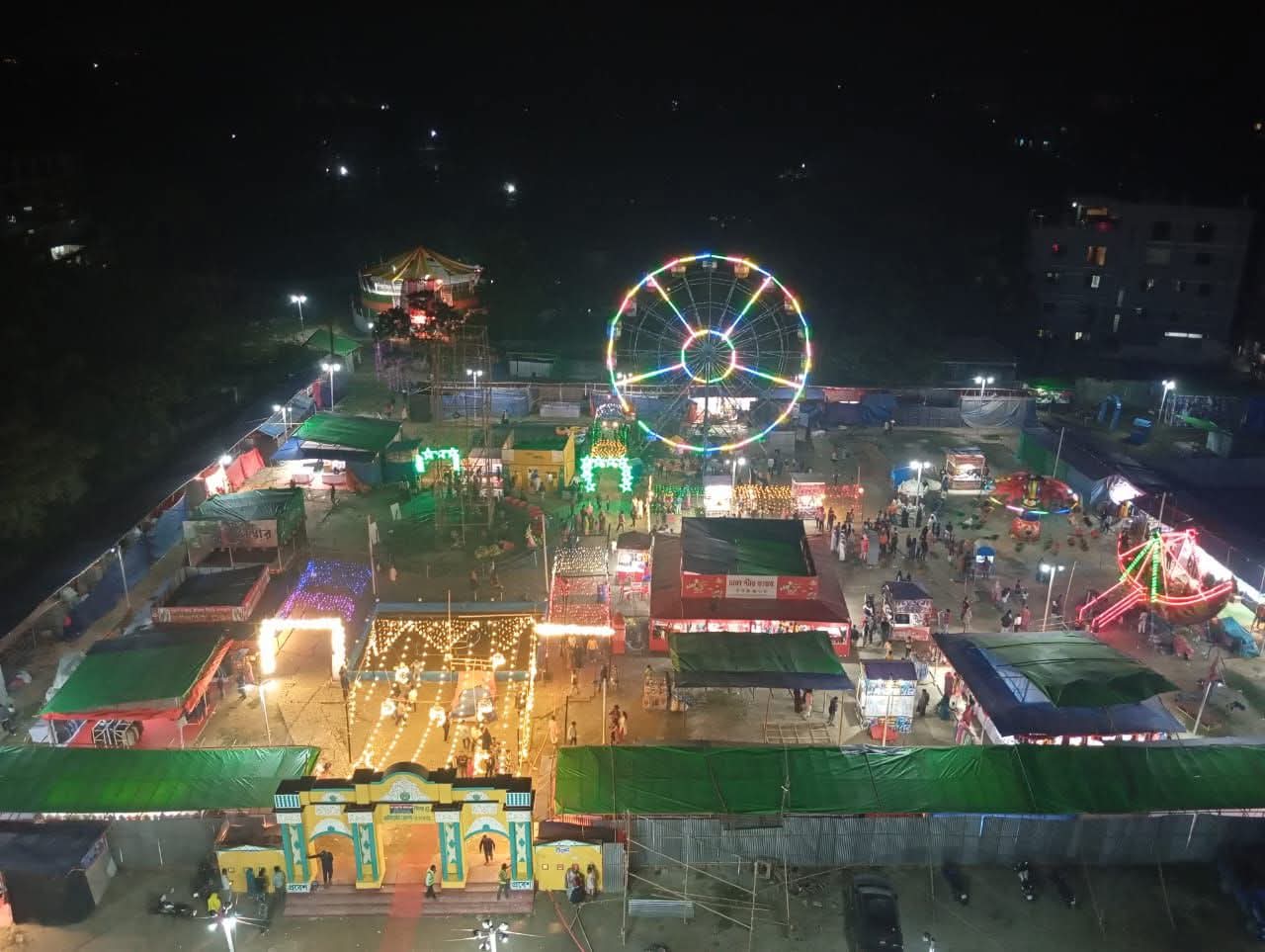 সাভারে অনুমতি ছাড়াই ফের আ.লীগ নেতার ছত্রছায়ায় মেলার কার্যক্রম শুরু