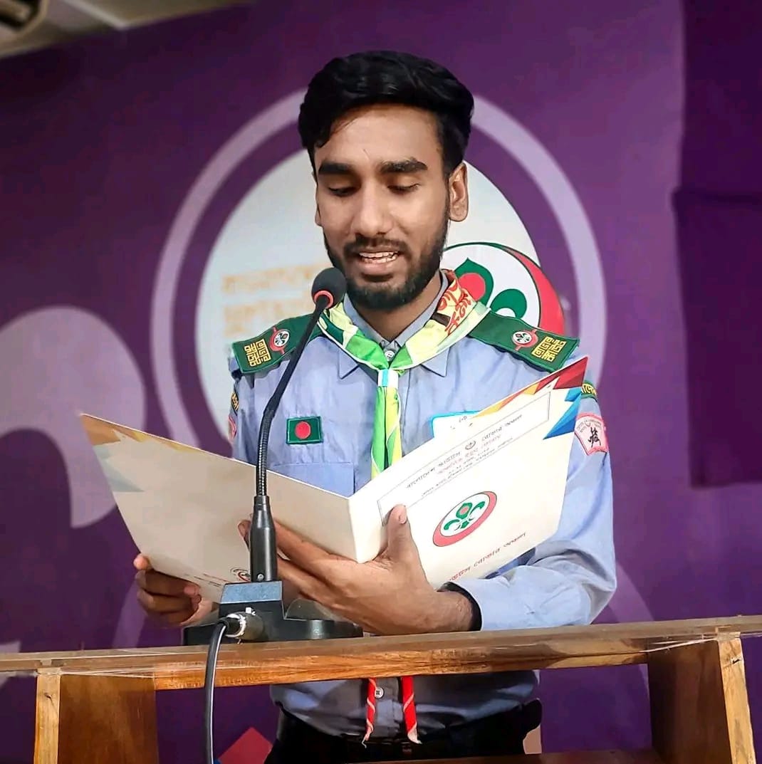 EB student Shishir wins national award for composed recitation