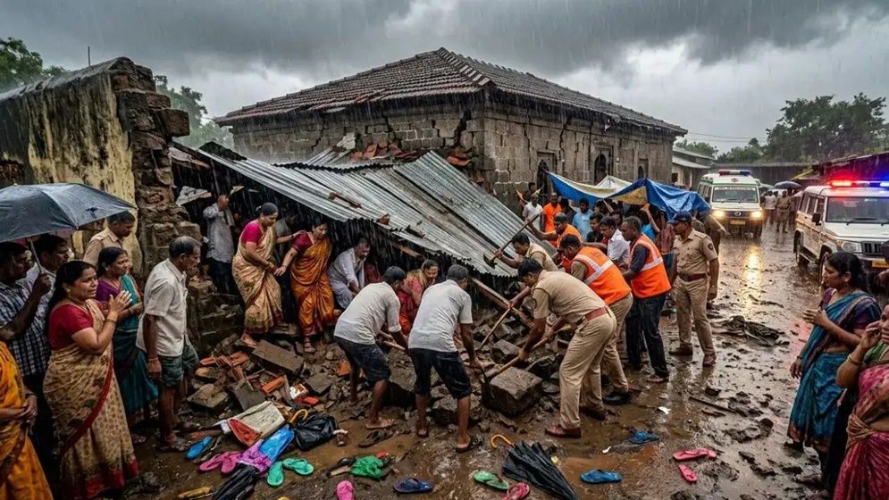 ভারতে মন্দিরের দেওয়াল ধসে নিহত ৬, আহত অন্তত ১৪