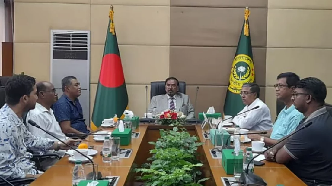 বিপিজেএ-এর নবনির্বাচিত কার্যনির্বাহী কমিটির সদস্যদের সঙ্গে সৌজন্য মতবিনিময় স্পিকারের
