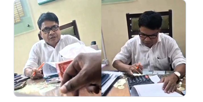 ঘুষের অভিযোগে পিআইওর ভিডিও ভাইরাল