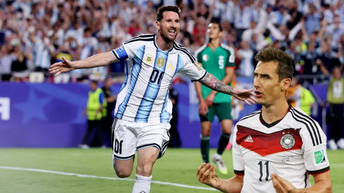 Messi breaks Klose's record as World Cup top scorer