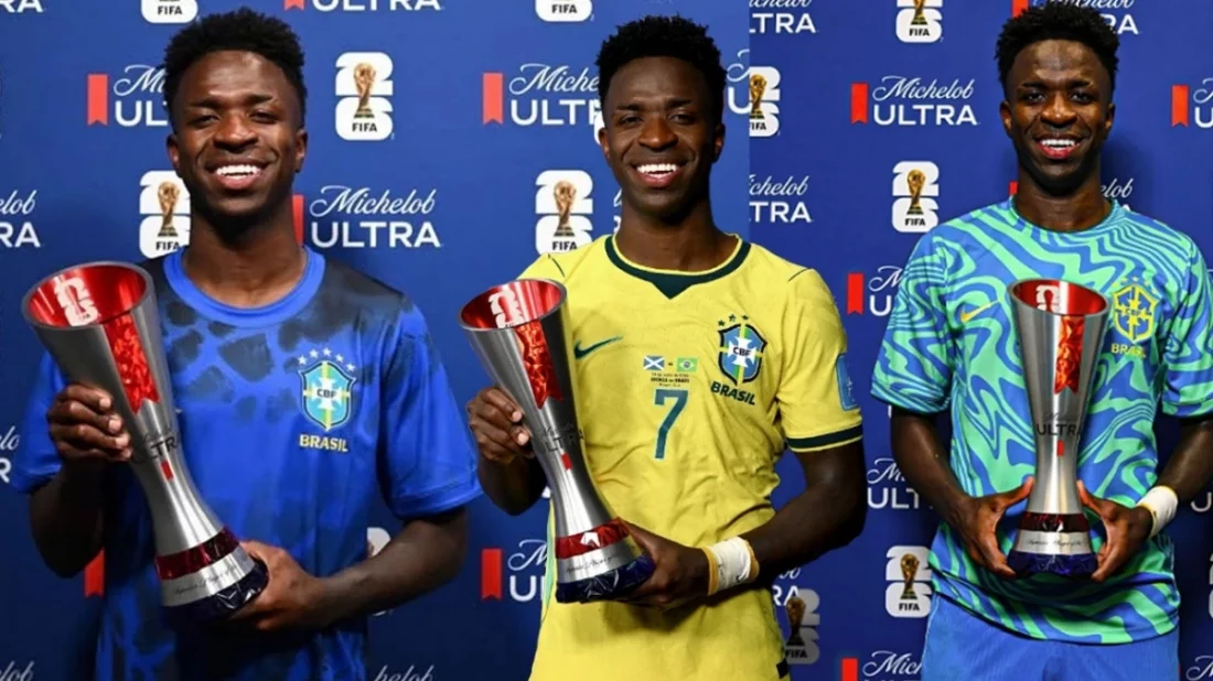Vinicius Junior shines in three consecutive matches at the World Cup