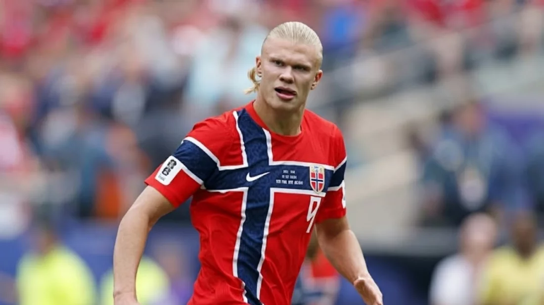 Haaland in World Cup quarter-finals against native England