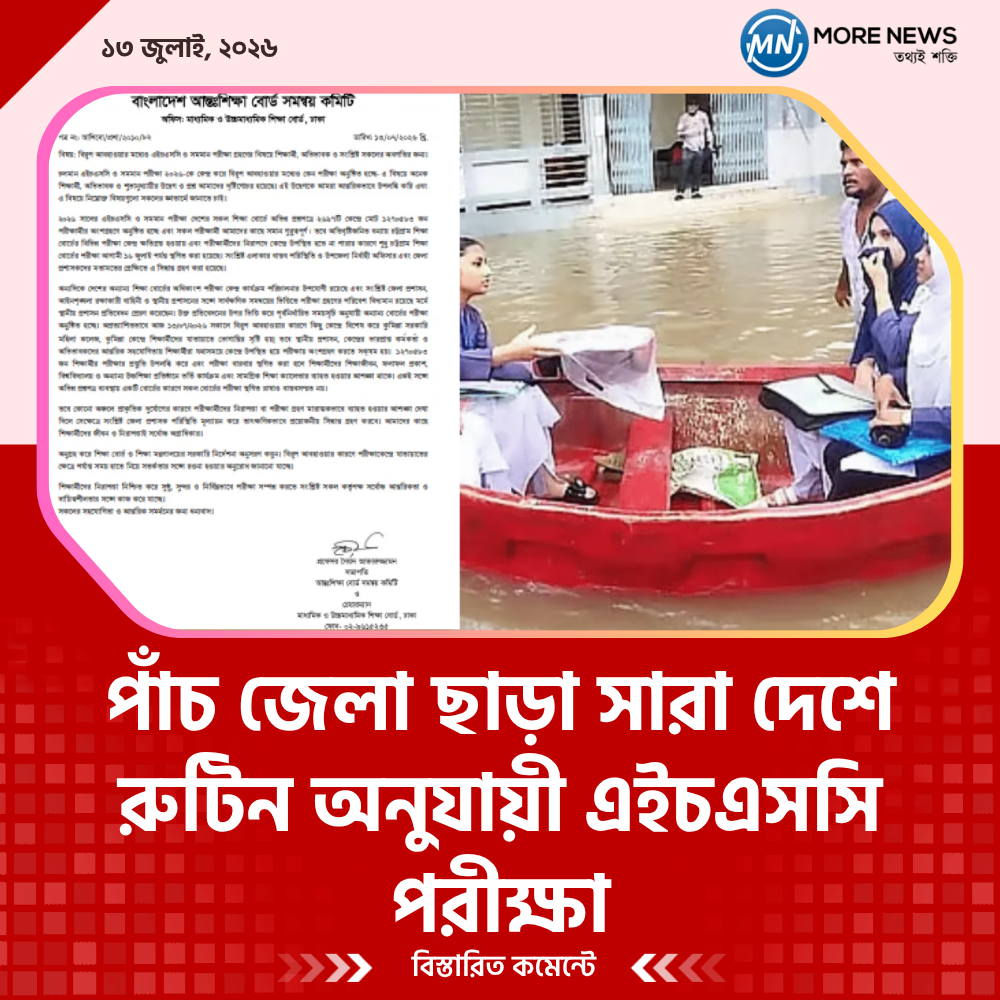 পাঁচ জেলা ছাড়া সারা দেশে রুটিন অনুযায়ী এইচএসসি পরীক্ষা